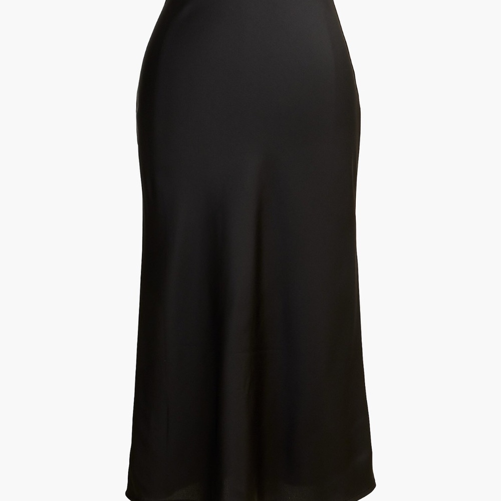 J. Crew Classic Black Midi Skirt
